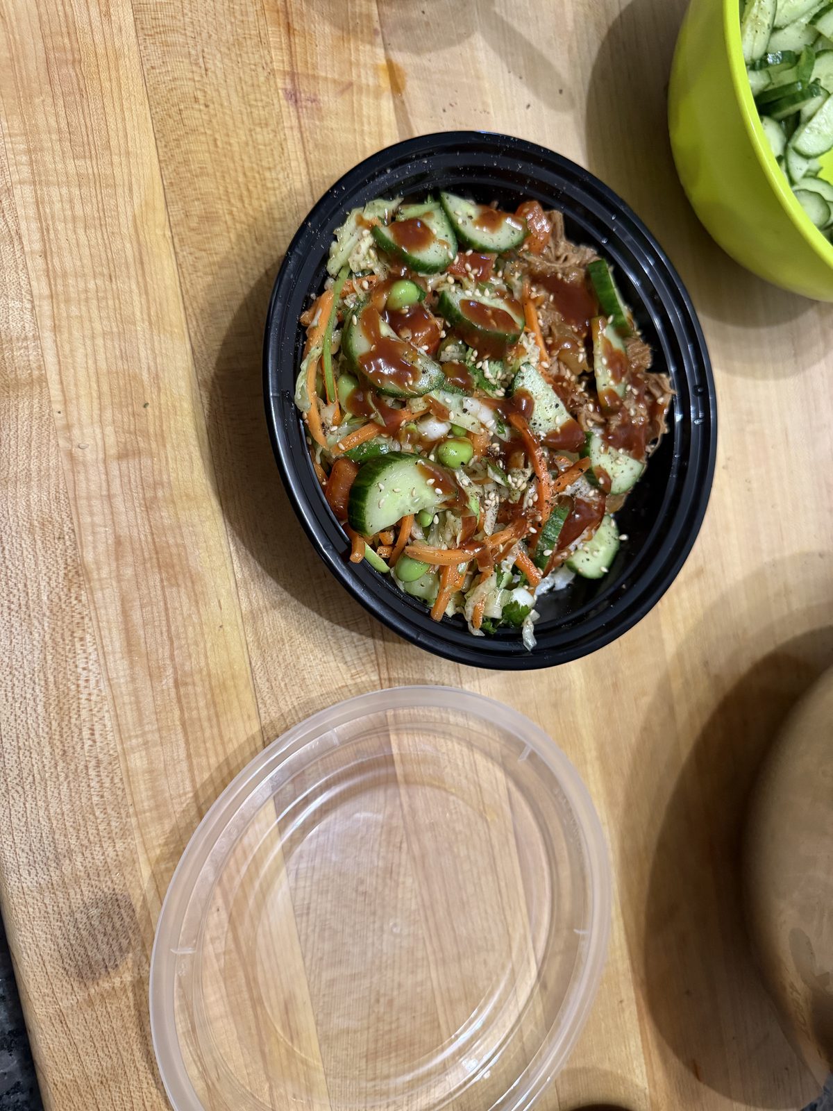Home-cooked food ready for delivery